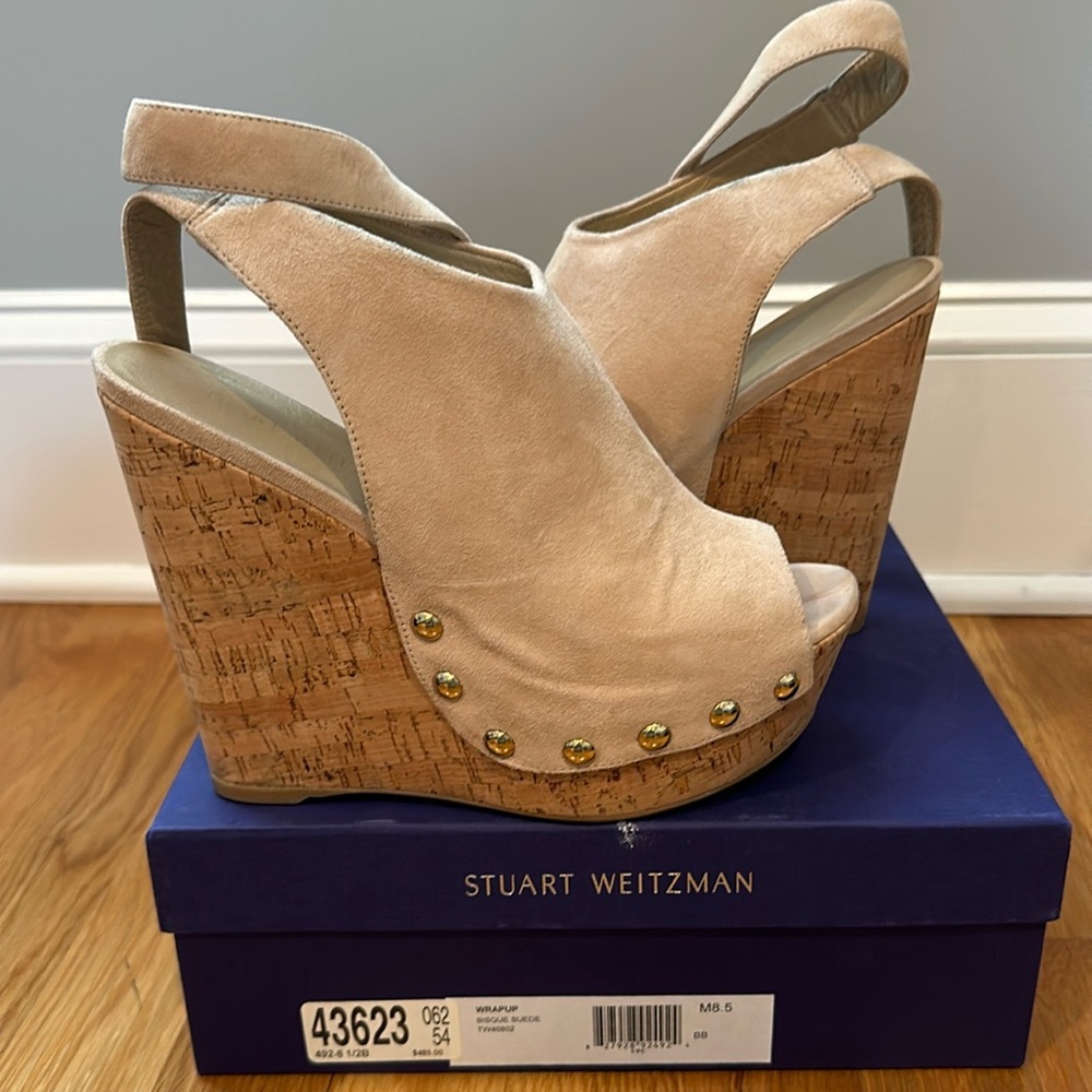 SW Wrapup Suede Platform Sandal